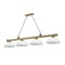 Z-Lite Cordon 4 Light Billiard, Rubbed Brass & Matte Opal 2306-4RB-DMO14 - alternate 4